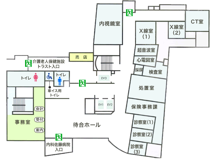 1階フロアマップ